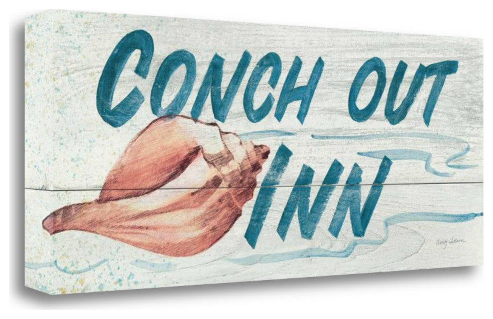 32" Conch Out Inn 2 Giclee Wrap Canvas Wall Art