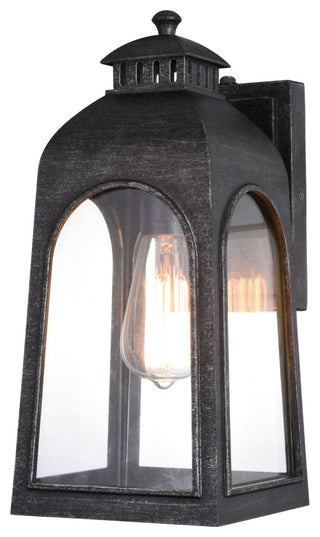 Pilsen 6.5" Outdoor Wall Light Brushed Charcoal