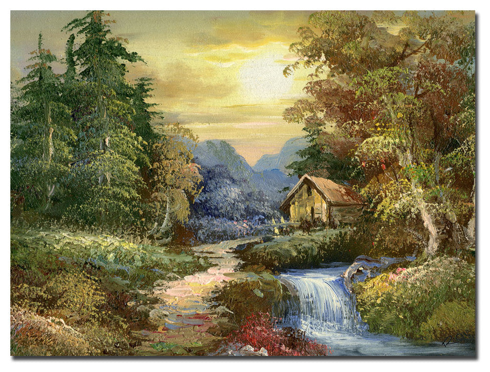 'Tranquility' Canvas Art by Rio