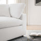 Commix Down Filled Overstuffed Corner Chair, Pure White