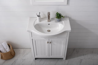 Marian Transitional White 30" Single Sink Vanity