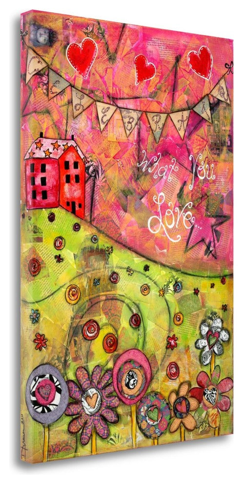 "Celebrate" By Denise Braun, Giclee Print on Gallery Wrap Canvas, Ready to Hang