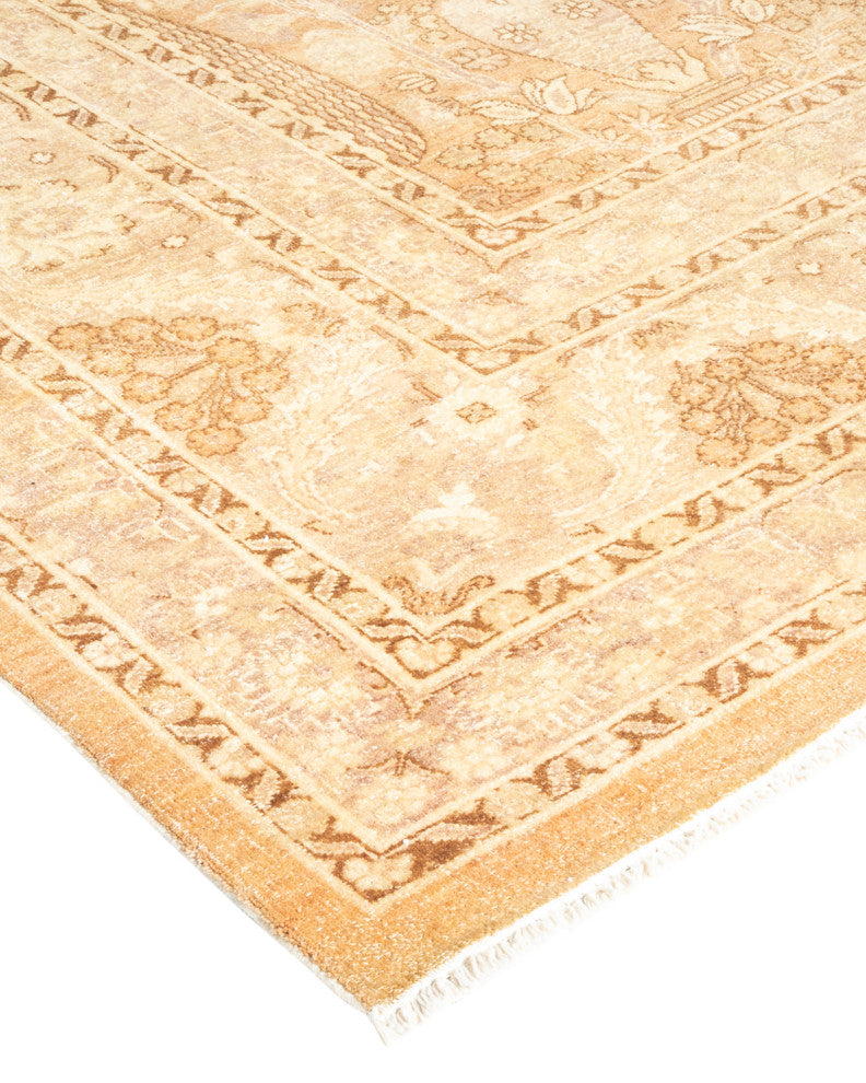 Mawlaik One-of-a-Kind Hand-Knotted Area Rug Beige, 9'5"x12'2"
