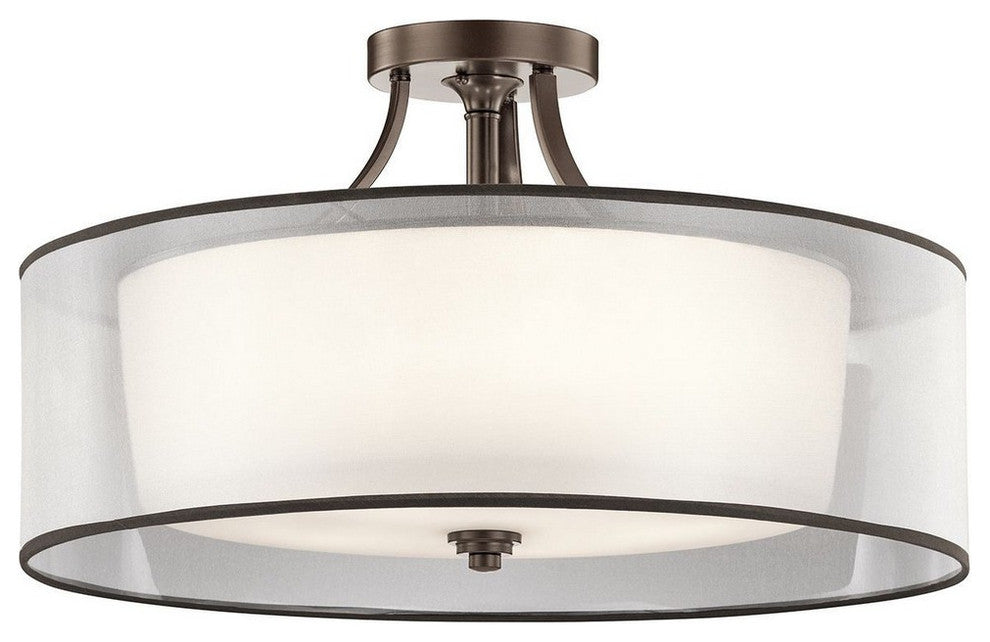 Semi Flush 5-Light, Mission Bronze