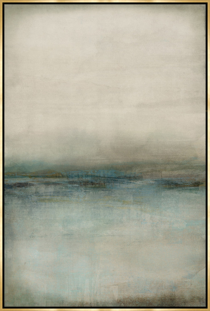 Silent Morning, 31.25"x46.25", Gold Leaf Gallery Float