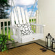 Classic Westport Single Seat Swing, White