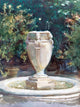 Tile Mural Vase Fountain By John Singer Sargent, 6"x8", Matte