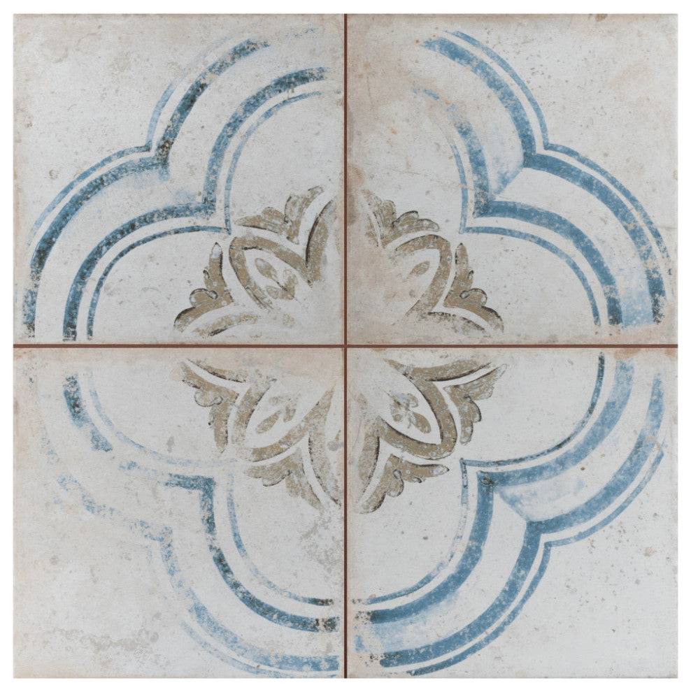 Kings Root Ceramic Floor and Wall Tile, Blossom