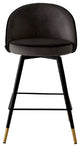 Swivel Counter Stools, Set of 2, Eichholtz Cooper, Black