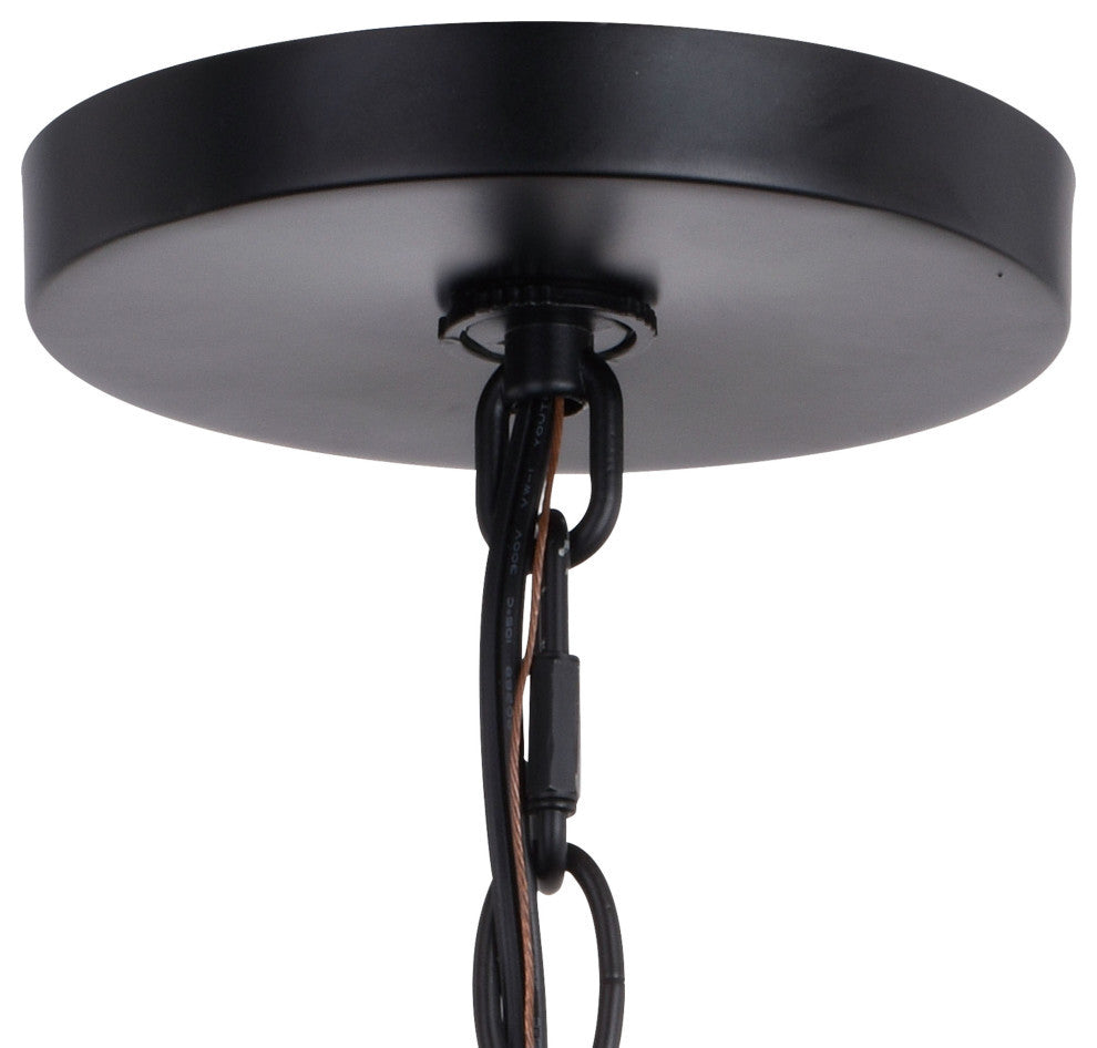 Grant 1 Light Mini Pendant Black