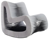 Seat Belt Rocking Chair, Gray/Black