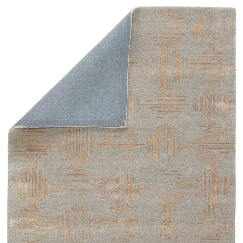 Jaipur Living Banister Handmade Taupe/Gold Rug, 2'x3'