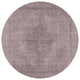 Ahgly Company Indoor Round Mid-Century Modern Area Rugs, 7' Round