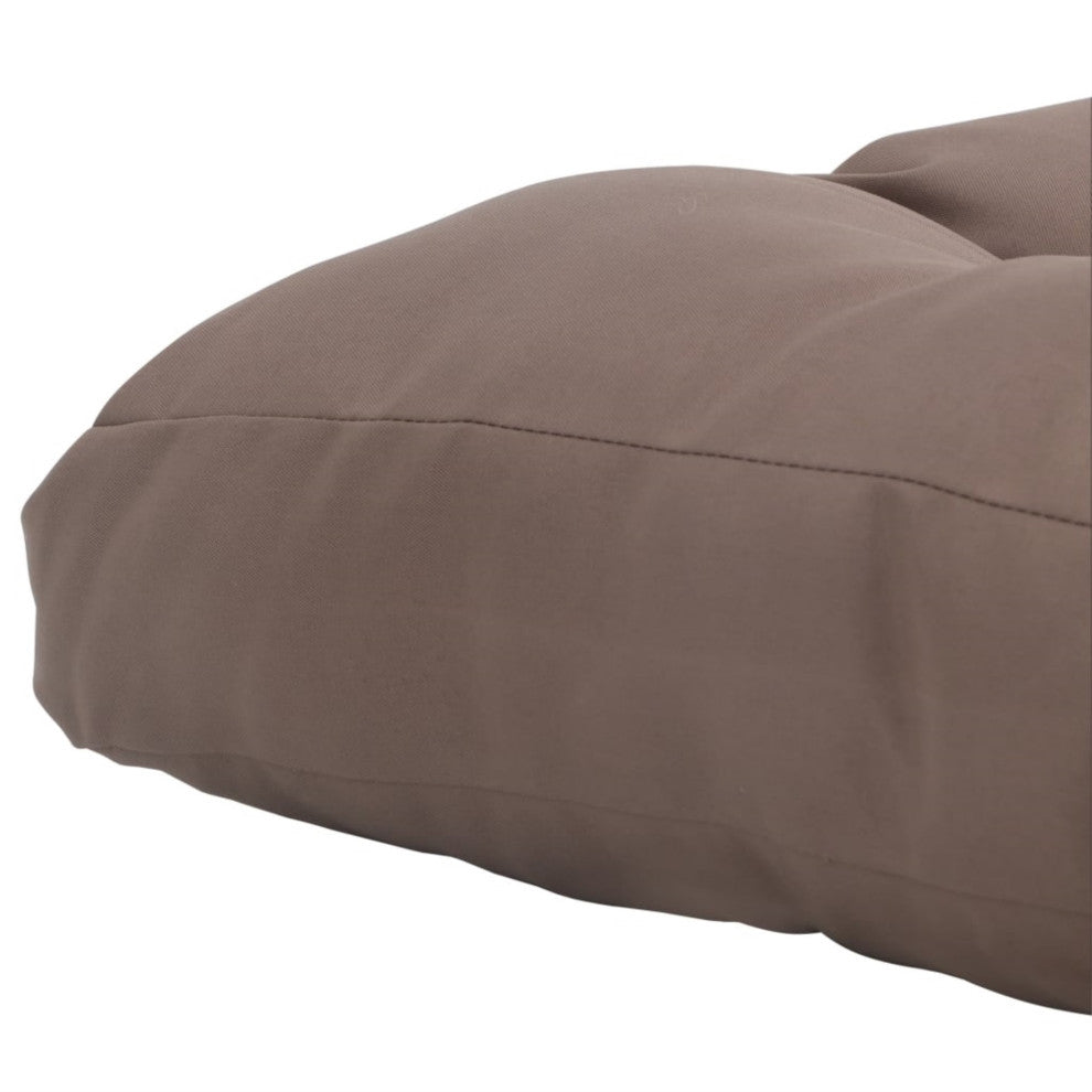 Vidaxl Garden Seat Cushion Taupe 31.5"x31.5"x3.9" Fabric