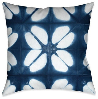 Kumo Indigo Outdoor Decorative Pillow, 18"x18"
