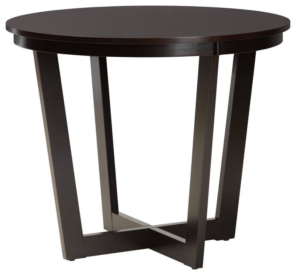 Jenny 5-Piece Dining Set, Gray/Dark Brown
