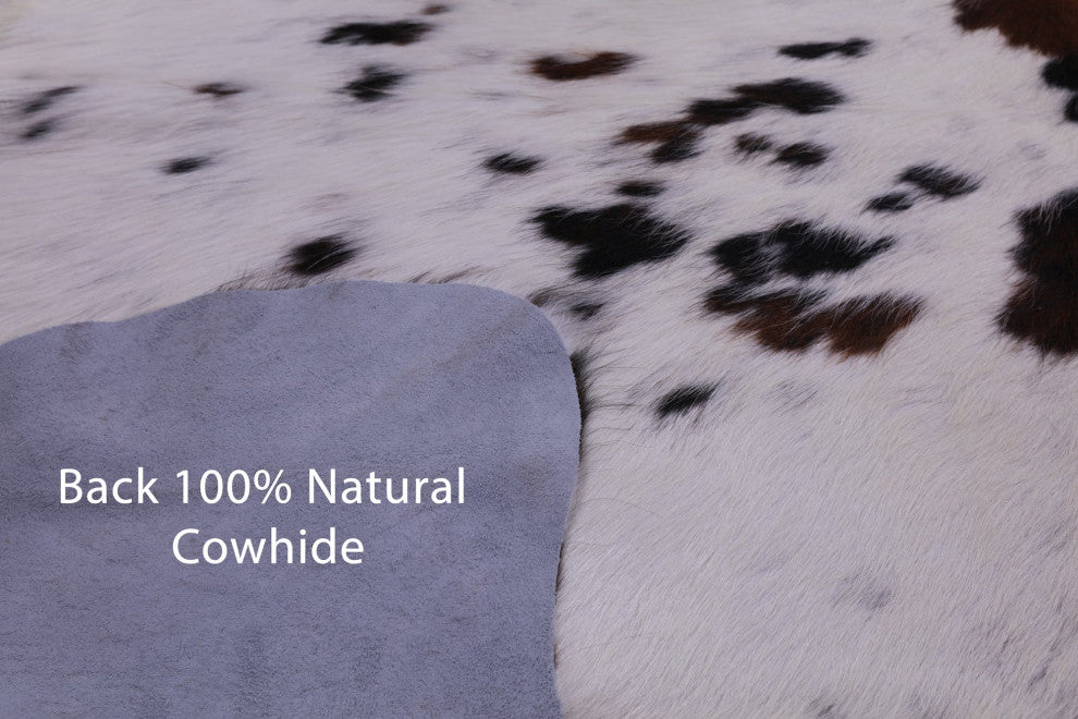 6' 8" X 6' 1" Natural Cowhide Rug C1548