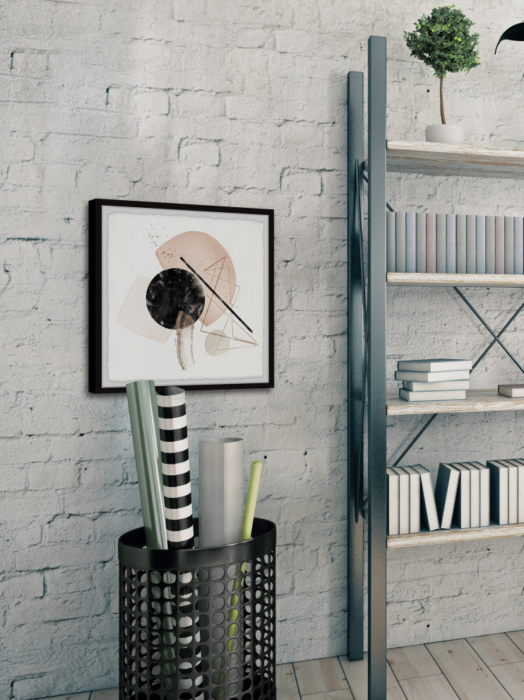 "Distorted Memories" Framed Painting Print, 12x12