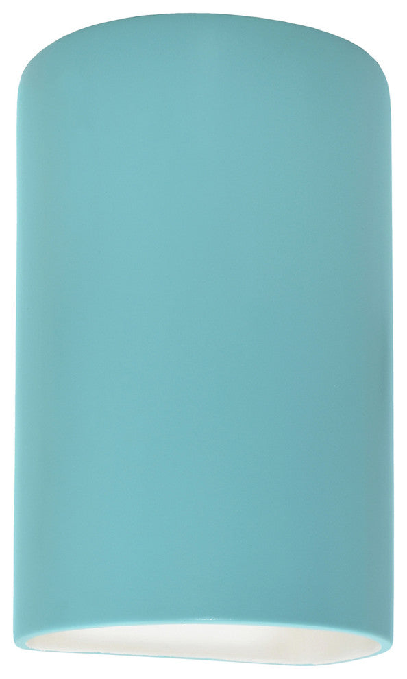 Ambiance Large Cylinder Wall Sconce, Closed, Reflecting Pool, LED