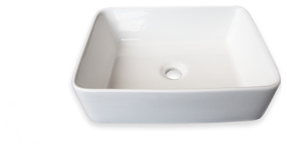 Wells Sinkware 1714 Ceramic Lavatory White