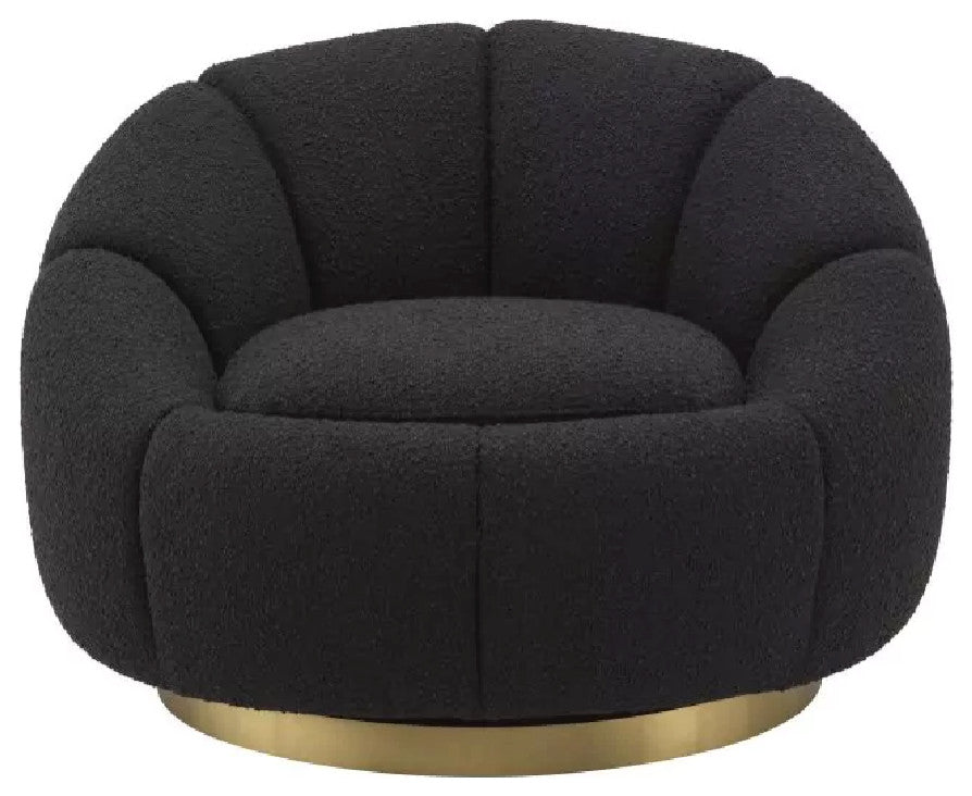 Modern Boucle Swivel Chair | Eichholtz Inger