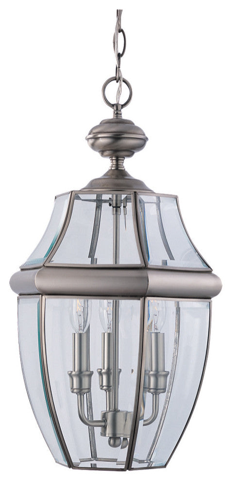 Generation Lighting 6039 Lancaster 3 Light 12"W Outdoor Taper - Black