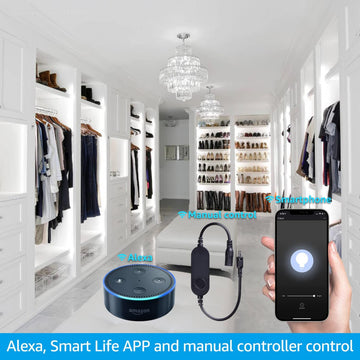 Voice Control Smart LED Safe Lighting Kit, 5000K Daylight, Pack of 2