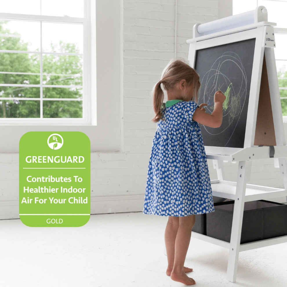 Little Partners Deluxe Learn and Play Art Center, Soft White