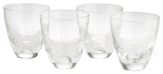 Rain Drop Double Old-Fashioned, Clear, Set of 4