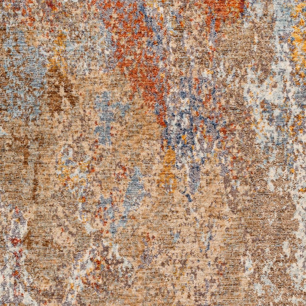 Misterio MST-2307 Brown Multi Machine Woven 5' x 7'8" Rug
