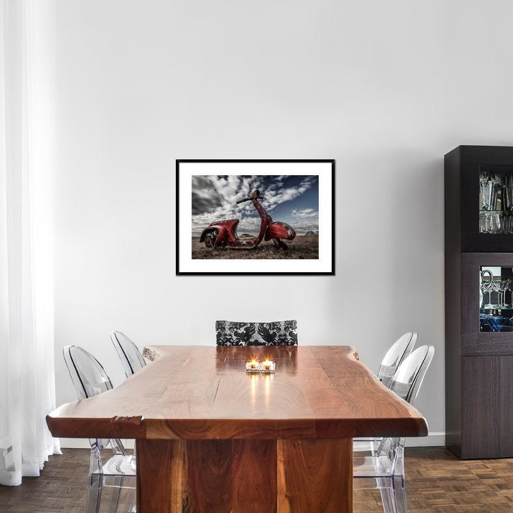 "Framed Memories" Framed Digital Print by Brin Ingibergsson-Bragi, 38"x28"