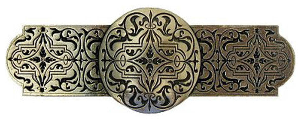Renaissance Etch Pull Antique Copper, Brite Brass