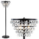 Jemma Crystal, Metal LED Floor Lamp, 60", Bronze