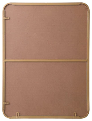 Elegant Decor MR802432BR Soft Corner Metal Rectangular Mirror, 24"x32"