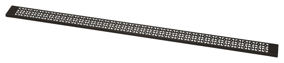 48" Linear Drain Metal Grate, Oil Rubbed Bronze, Mission