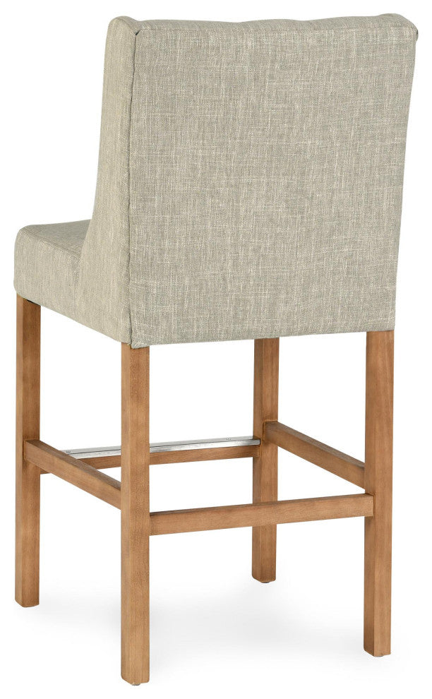 Home Karla Tufted 24" Counterstool by Kosas Home, French Beige