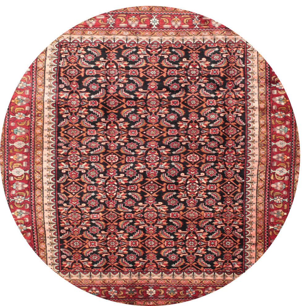 Ahgly Company Indoor Round Traditional Area Rugs, 4' Round