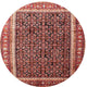 Ahgly Company Indoor Round Traditional Area Rugs, 4' Round