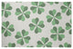 Lucky Patch St. Patrick's Day Chenille Rug, Laurel Tree Green, 4'x6'