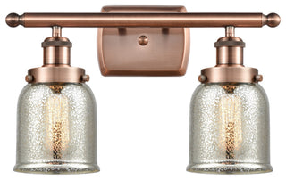 Innovations 916-2W-AC-G58-LED 2-Light Bath Vanity Light, Antique Copper
