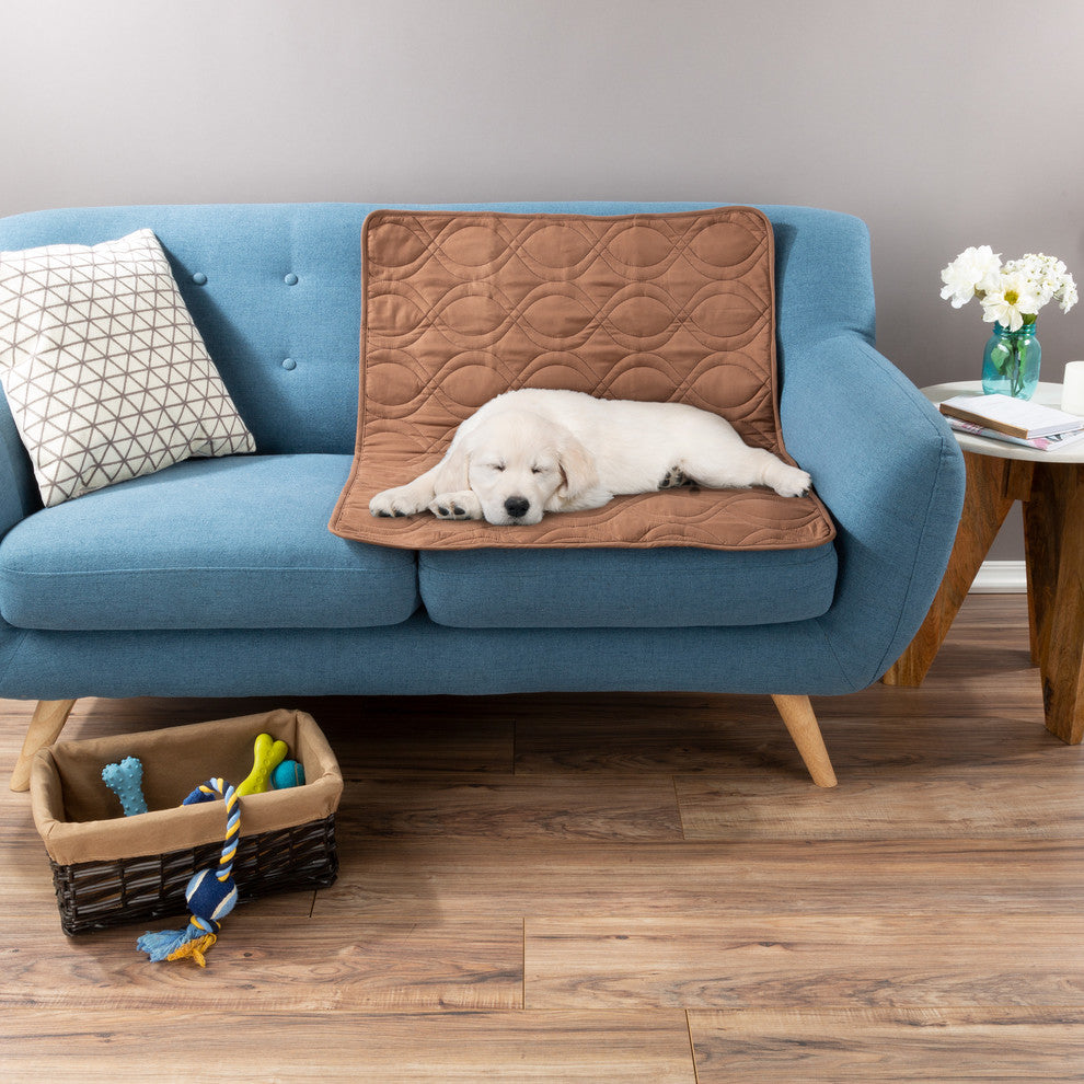 Waterproof Pet Furniture Protector, Brown, 36x28 by PETMAKER