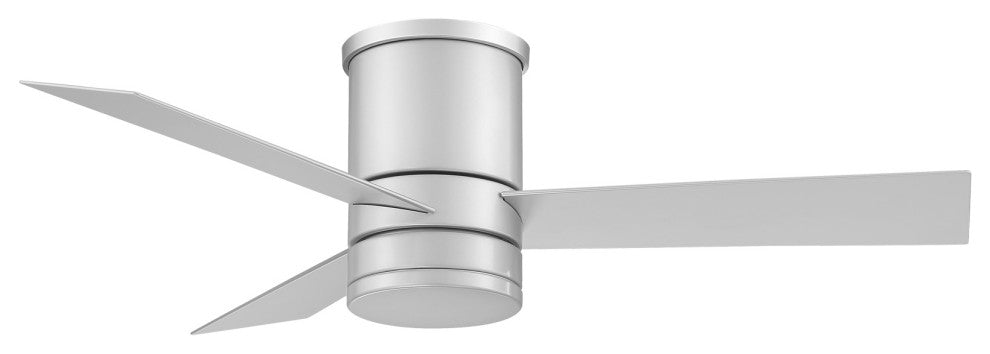 Axis 3-Blade Smart Flush Mount Ceiling Fan 44" Titanium, 2700K LED Kit