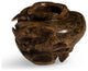 Teak Bowl, Black, Brown