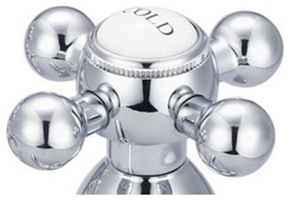 Lever Handles-American Widespread Lavatory Faucet, Hand Polished, Richly Triple