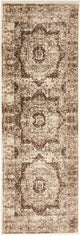 Unique Loom Dark Beige Lygos Imperial 2' 0 x 6' 0 Runner Rug