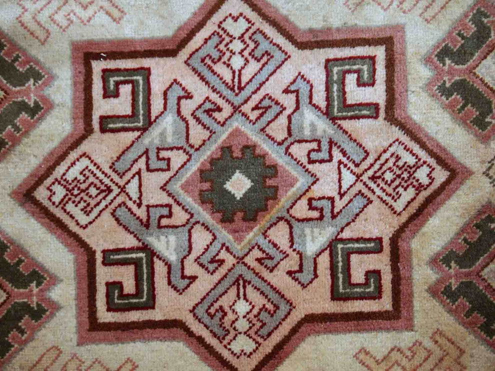 Handmade Vintage Turkish Sivas Rug, 6.5'x8.9', 199cmx274cm 1960s