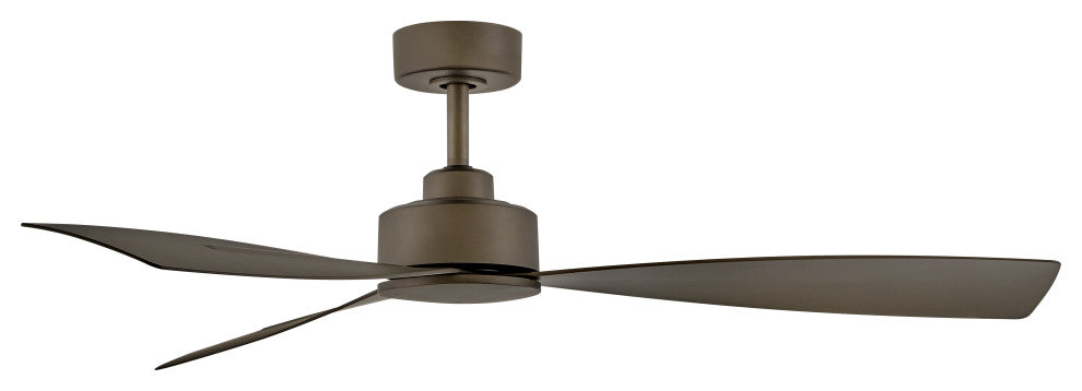 Hinkley Iver 56" Indoor/Outdoor LED Fan with, Metallic Matte Black