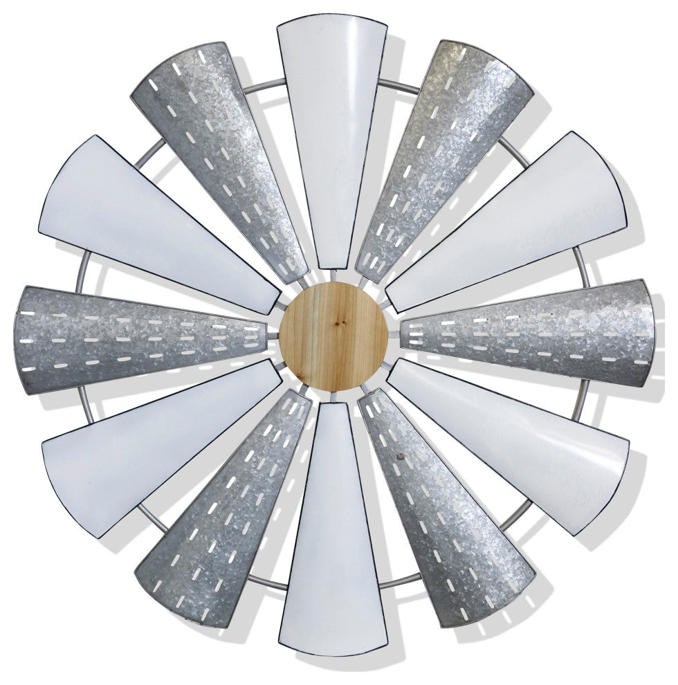 Blaire Windmill Galvanized And Enamal Windmill