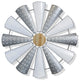 Blaire Windmill Galvanized And Enamal Windmill