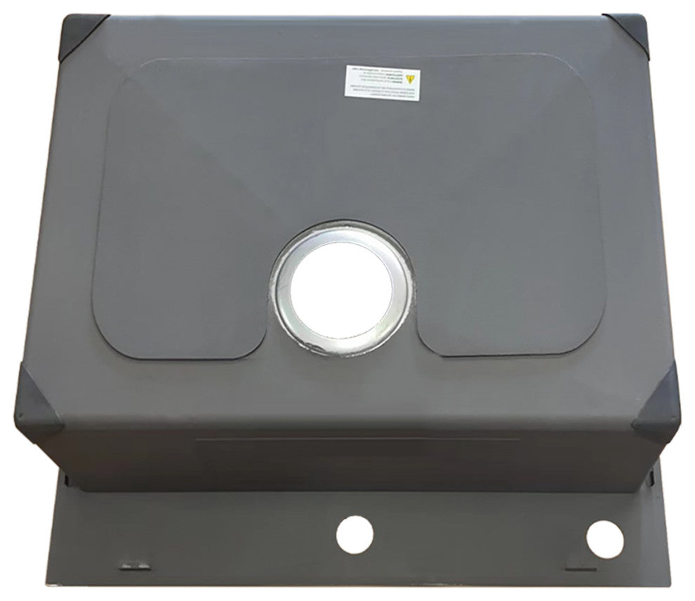 Sinber Single Bowl Kitchen Sink with 304 Stainless Steel Satin Finish, 25"x22"x9", Drop in